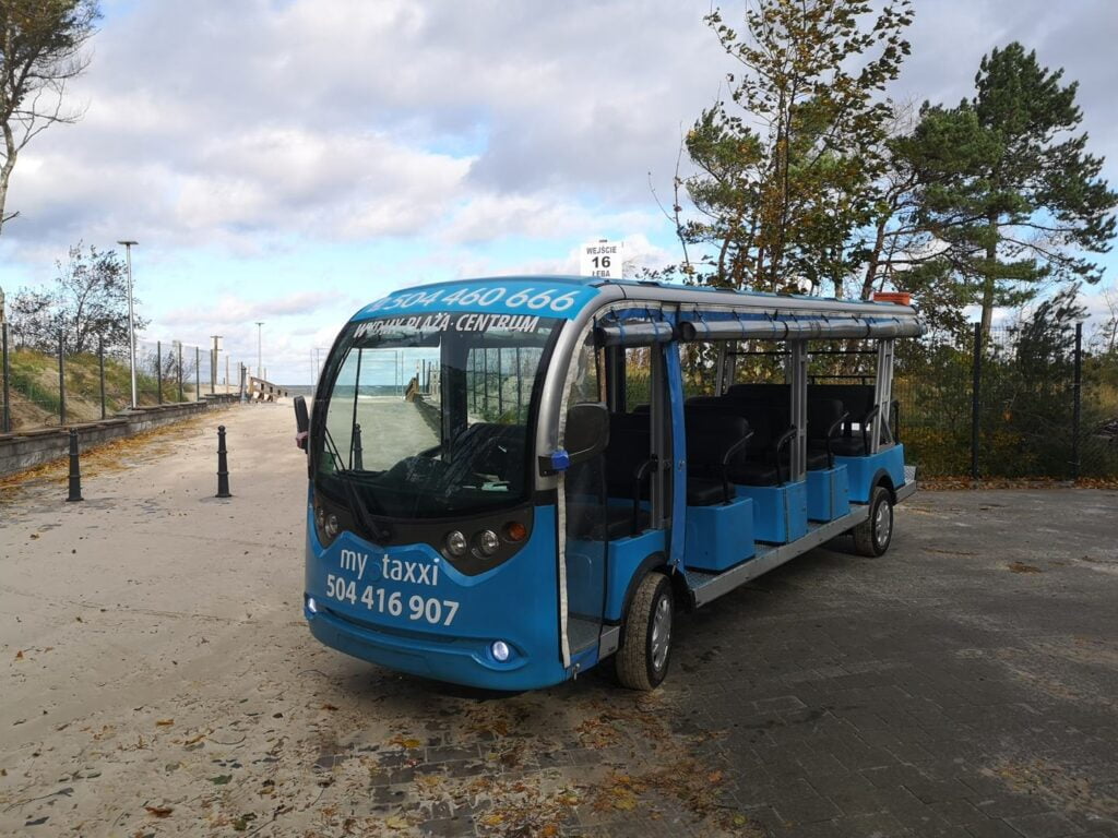 łeba melex przy wejściu na plażę